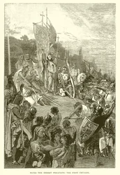 Peter the Hermit Preaching the First Crusade