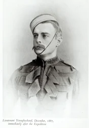 Photograph of Sir Francis Younghusband in 1887 from 