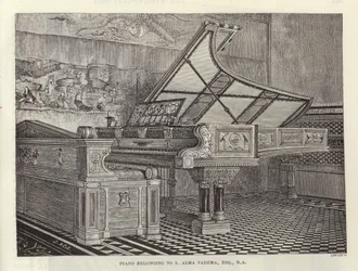 Piano Belonging to Lawrence Alma-Tadema