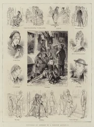 Pictures of London by a French Artist, I (engraving)