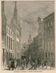 Picturesque sketches of London - Lombard Street
