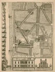 Plan of Greenwich Park, London
