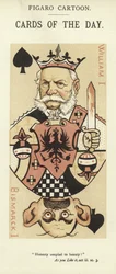 Playing Card with William I and Otto von Bismarck