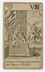 Popish Plot Playing Card