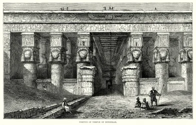 Portico of Temple of Denderah