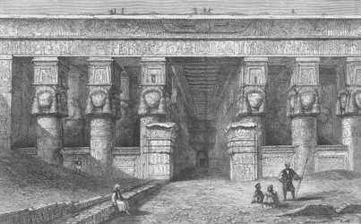 Portico of the Temple of Denderah