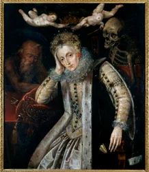 Portrait of Elizabeth I, Queen of England, Towards the End of Her Life