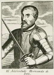 Portrait of Hernando de Soto from 