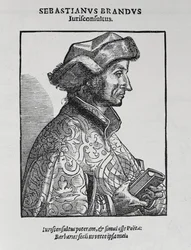 Portrait of Sebastian Brant from The Narrative and Critical History of America, Edited by Justin Winsor