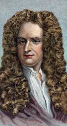 Portrait of Sir Isaac Newton 1642-1727, English Physicist and Mathematician - From Series 