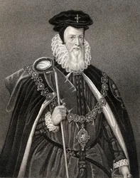Portrait of William Cecil, Lord Burghley, from 