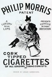 Poster for Philip Morris Cigarettes, 1896