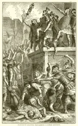 Praetorian Soldiers Proclaiming a Roman Emperor