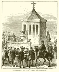 Preaching at St. Pauls Cross, 16th Century