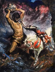 Prince Arthur Kills the Giant, Illustration from 