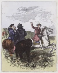 Prince Edward Escaping from his Guards