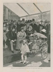 Princess Mary of Teck Presenting Prizes at the Floral Fete