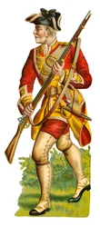Private of 35th Foot, Time of King George II