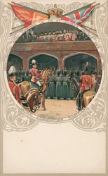 Proclaiming king Edward VII at St Jamess Palace, 24 January 1901