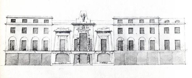 Proposal for the Egyptian Hall, Picadilly, 1810