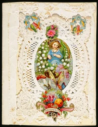 Prosperity, Valentine card, c.1870