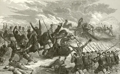Prussian Attack on a French Battery at Woerth