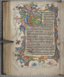 Psalter with Sarum Use Calendar, Fol 72 Verso, c.1425-75