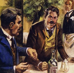 Puccini quarrelled violently with Ruggiero Leoncavallo over La Vie Boheme