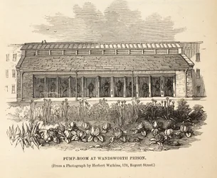 Pump-room at Wandsworth Prison, illustration from The Criminal Prisons of London and Scenes from Prison Life by Henry Mayhew and John Binny, pub. 1862