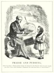 Praise and Pudding: Prince Albert Rewarding Joseph Paxton for Designing the Crystal Palace to House the Successful Great Exhibition of 1851 in Hyde Park, London