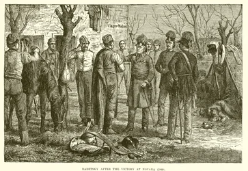 Radetsky After the Victory at Novara (1849)