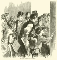 Reading the News at Berlin, November 1870