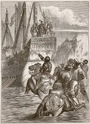 Reception of the Emperor Sigismund (Illustration from Cassell