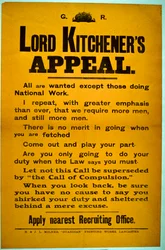 Recruiting Poster - Lord Kitchener