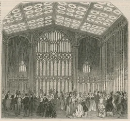 Refreshment Room, Free Trade Bazaar, Covent Garden Theatre, London