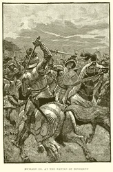 Richard III at the Battle of Bosworth