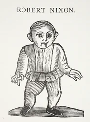Robert Nixon, illustration from Chap-books of the Eighteenth Century by John Ashton, pub. 1882