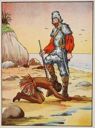 Robinson Crusoe and Friday