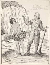 Robinson Crusoe and Friday