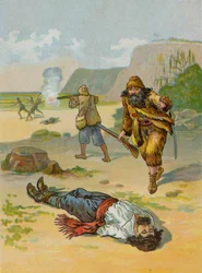 Robinson Crusoe Releases the Captive