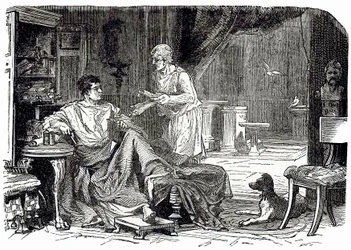 Roman Study (illustration from Cassell