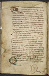 Human faces in initials, De temporum ratione, Bede the Venerable