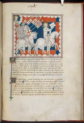 The Rider on the White Horse and His Followers; John Above, on the Left, from 