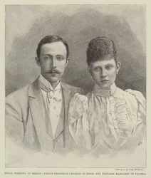 Royal Wedding at Berlin, Prince Frederick Charles of Hesse and Princess Margaret of Prussia