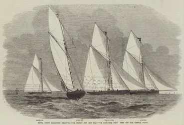 Royal Yacht Squadron Regatta, the Match for Her Majesty