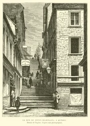 Rue du Petit-Chaplain, Quebec City, Canada
