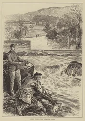 Salmon Fishing near Taymouth Castle
