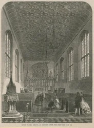 Savoy Chapel, Strand, as Restored After the Fire
