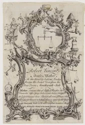 Robert Vincent Scale Maker, trade card
