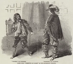 Scene from Presented at Court, at the Haymarket Theatre